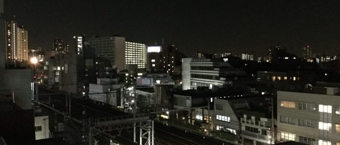 会社の窓から　夜景